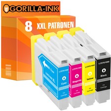 8 Patronen XL für Brother DCP-135C DCP-150C DCP-153C DCP157C LC-970