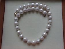 Südseeperlenkette 585er GG  10- 12 mm