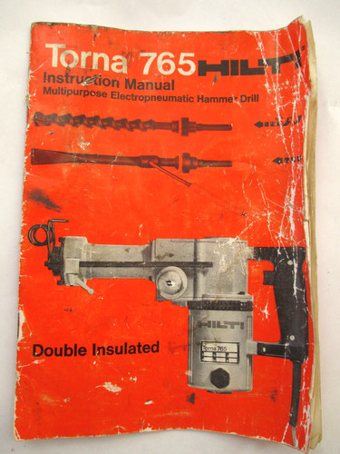 Hilti operating instructions - operating,