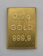ESG Goldbarren 0,5g Feingold