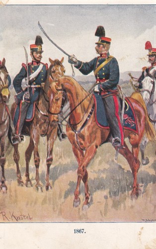 Ulanen regiment postcard - regiment,
