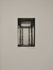 Escher, Das Fenster. [19]80. [Signierte Original-Radierung].