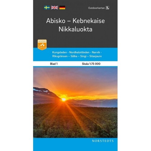 Sweden map abisko - abisko, /