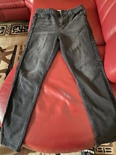 Schöne  Jeans Damen Schwarz (M)“One Love“