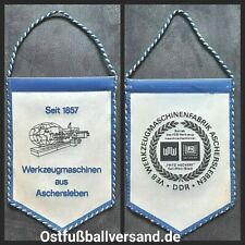 RAR Orig. DDR Wimpel VEB Werkzeugmaschinenfabrik Aschersleben Fritz Heckert KMS