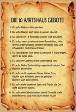 mrdeco Blechschild 30x40cm