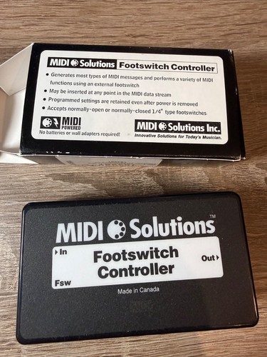 Midi solution footswitch - solution,