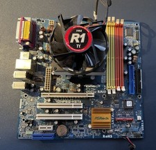 ASRock AM2NF6G-VSTA, Sockel AM2, AMD Mainboard mit CPU und Lüfter (gebraucht)