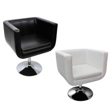 Stk kunstleder sessel - 1/2, stk.