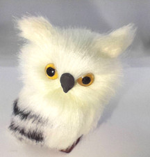 Dekofigur Figur Waldtiere Hedwig Kunstfell Fakefur Schnee Eule Winter Wald Wild