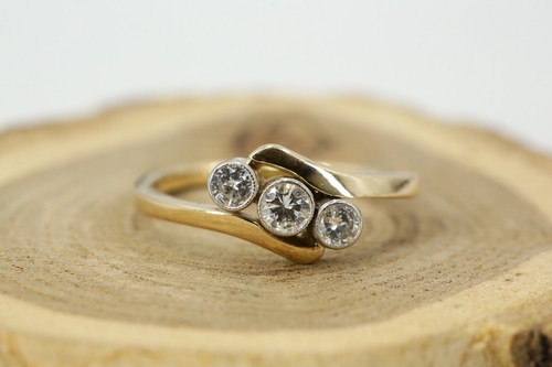 Brillant ring 585 - 0,35,