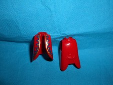 Playmobil 2 x Gehrock Reitermantel Mantel rot gold blau Gardist Garde Set top 