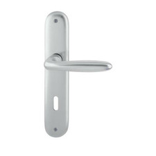 Hoppe Zimmertür-Langschildgarnitur Türklinke Türgriff WC 1510/273P F1 Aluminium