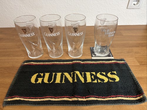Guinness glas barmatte - glas,