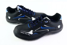 Sicherheitsschuhe Gr. 38 Schwarz/Silber/Blau Herren Arbeits-Schuhe  RPW