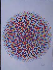 Neue kunst art - op-art, grafik