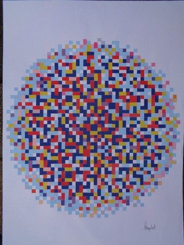 Neue kunst art grafik - neue, op-art