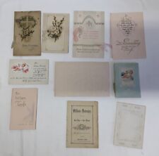 Konvolut alte Taufbriefe