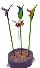 Pflanzenstecker aus Glas