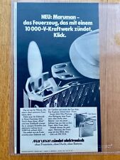 Maruman Feuerzeug zündet