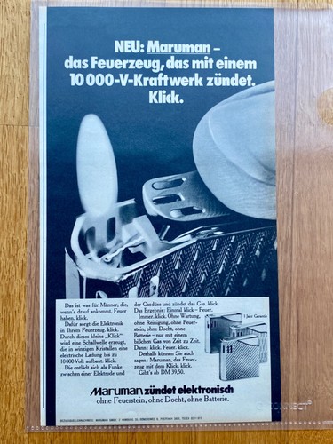 Maruman feuerzeug zündet - feuerzeug,