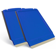 2 Eiskratzer Auto Messing Blau