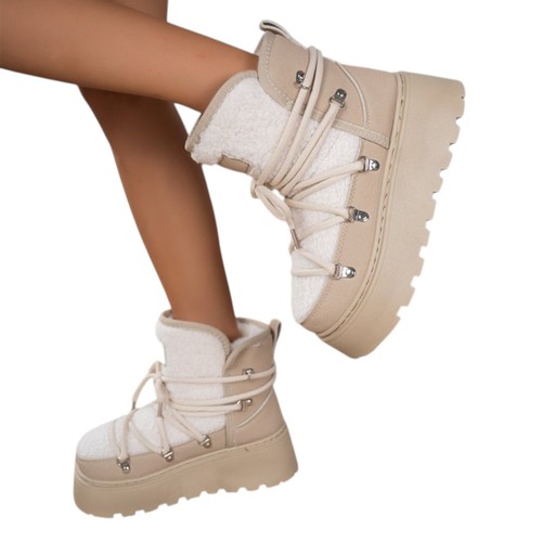Damen winter boots beige - damen,