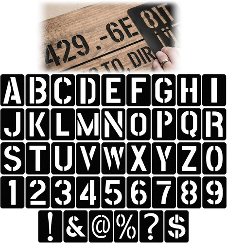 10cm buchstaben schablone set - 10cm,