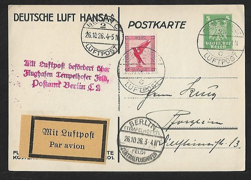 Deutschland berlin luftpost - deutschland,