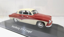 Maxichamps 1:43 - Wartburg 311 Coupé - rot / weiß - 940015921 - (49)