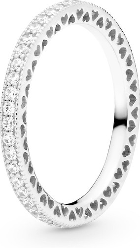Pandora sparkle hearts ring - &,