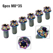 6x Titanium Screws Torx Head