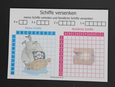 Schiffe versenken Spielblock