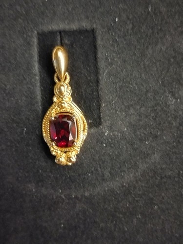 Silberanhänger mit granat - silberanhänger,