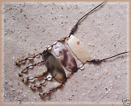 Perlmutt collier neu halskette - perlmutt,