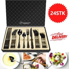 Edelstahl Besteckset 24 Teilig