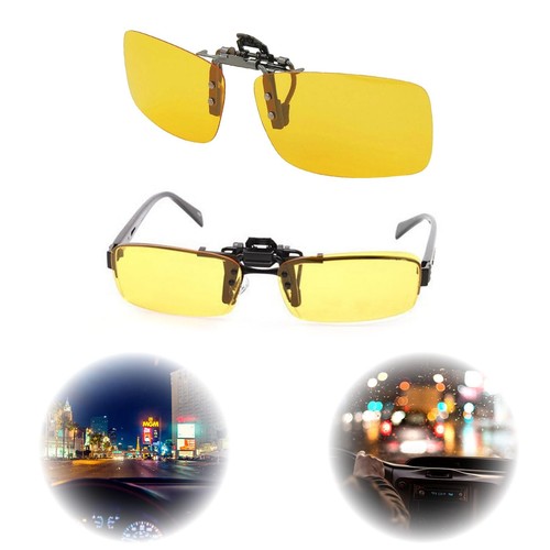 Clip nachtfahrbrille mit - clip-on,
