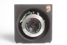 Schneider-Kreuznach Angulon 6,8/90 auf Synchro-Compur Verschluss mit Linhof 4x5