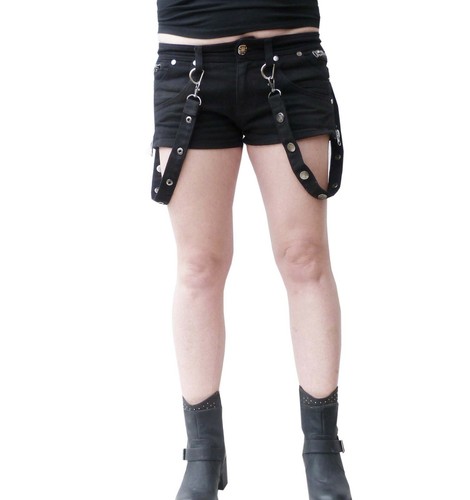 Lady gothic hotpants mit - hotpants,