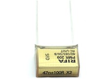 1x RIFA Kondensator 47n +100R