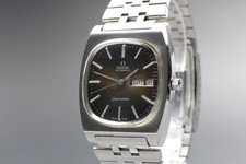 [Exc+5] Vintage Omega Seamaster Cal.1022 Automatic Blown TV Dial Day/Date Men's