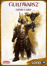 Guild Wars 2 - 4000 Gems Card