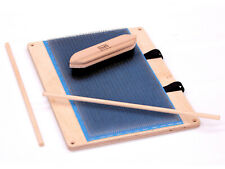Filzrausch Kardier-Mischbrett 21x39cm Blending Board Fasern kämmen spinnen 72ppi