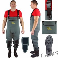 Delta Fishing 5mm Neopren Wathose Ultra Flex Therm 40-47 Profil Teichhose Sha