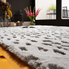Teppich Kunstfell VALLEY silver extrem weich soft vegan kuschelig