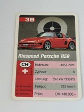 Porsche - Rinspeed R59   - Einzelkarte - Quartett  (3)