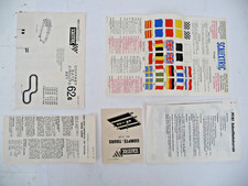 SCALEXTRIC , AUTORENNBAHN ,Faltprospekt usw... ,selten in dem Zustand zu finden