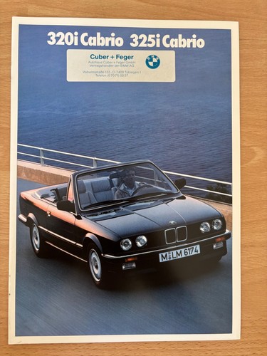 Prospekt bmw e30 - prospekt, 320i