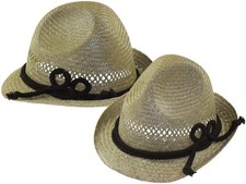 Tirolerhut aus Stroh Hut Hüte