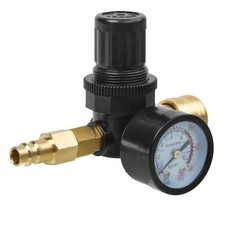 1/4" Druckminderer Druckluft EU-Standard Druckminderer 4 Löcher Druckregler DHL